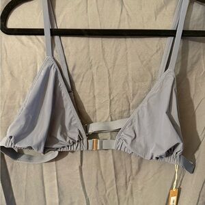 SKIMS mesh Gray Triangle Bra Intimates NWT